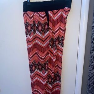 Colorful flowy pants